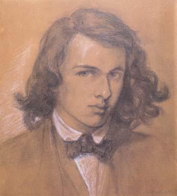 Dante Gabriel Rossetti Self-Portrait (mk28) oil painting picture